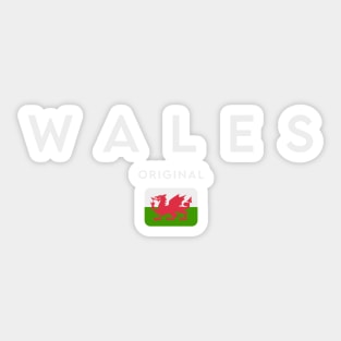 Wales flag, Welsh flag Sticker